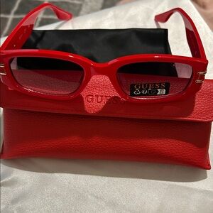 Guess Vibrant Red Women's Sunglasses